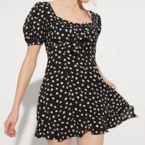UO Forum Puff Sleeve Mini Dress Small